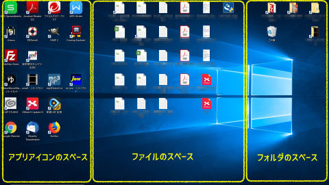 デスクトップを簡単に整理する為の3つの方法教えます 壁紙無料配布 げったま通信 ビジネス館